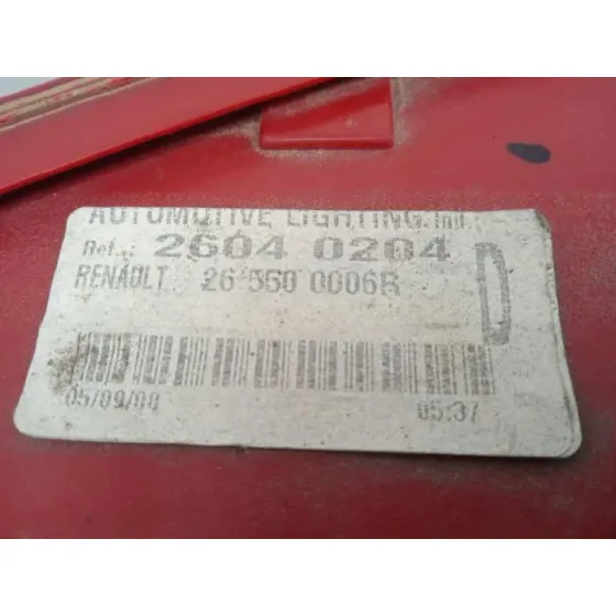 Piloto Trasero Derecho Interior para Renault Laguna Coupe