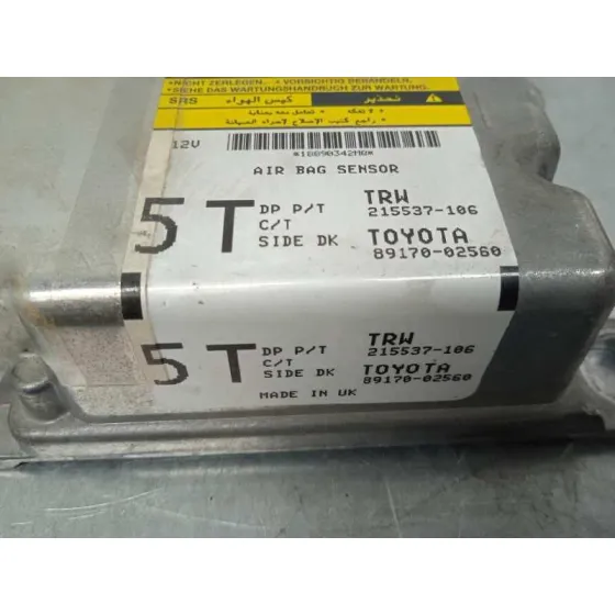 Centralita Airbag para Toyota Auris