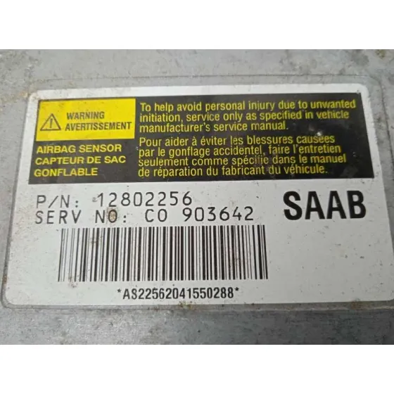 Centralita Airbag para Saab 9-3 Berlina