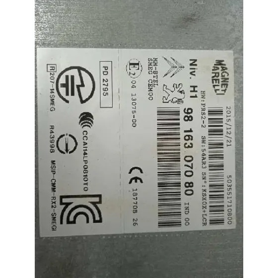 Sistema Navegacion Gps para Peugeot 308