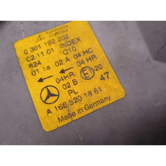 Faro Derecho para Mercedes-Benz Clase A (W168)