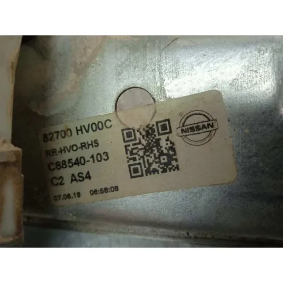 Elevalunas Trasero Derecho para Nissan Qashqai (J11)