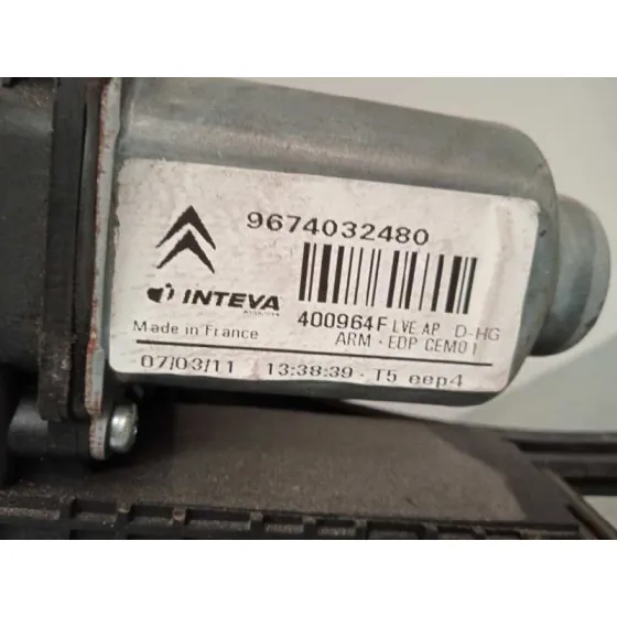Elevalunas Delantero Derecho para Citroën C4 Picasso