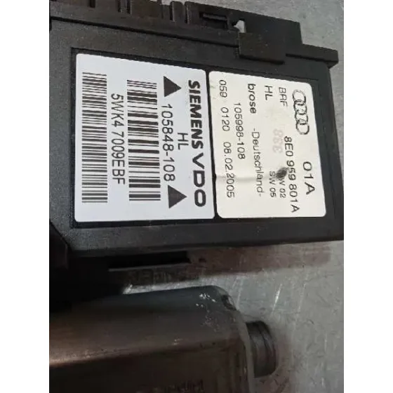 Motor Elevalunas Trasero Izquierdo para Audi A4 Avant (8E)