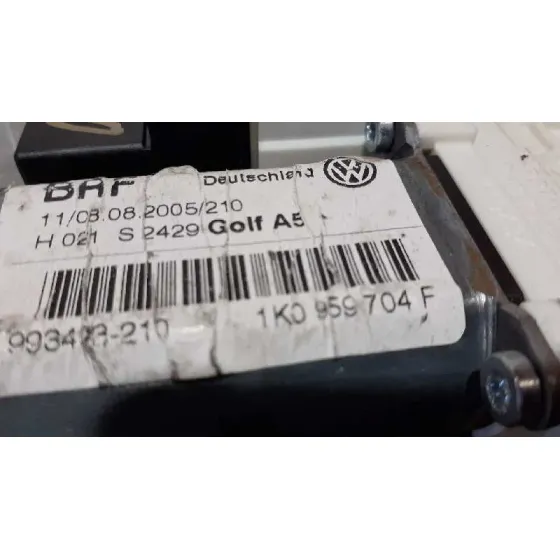 Motor Elevalunas Trasero Derecho para Volkswagen Golf V Berlina (1K1)
