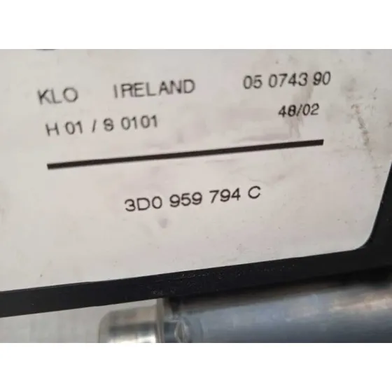 Motor Elevalunas Trasero Derecho para Volkswagen Touareg (7La)