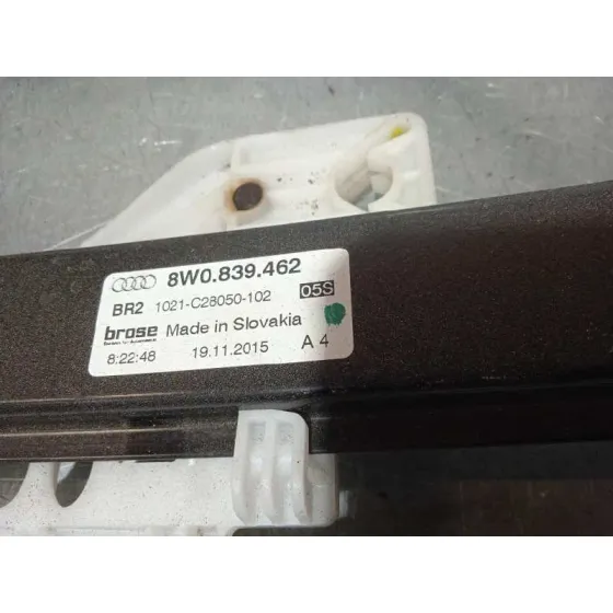 Elevalunas Trasero Derecho para Audi A4 Berlina (8W2)