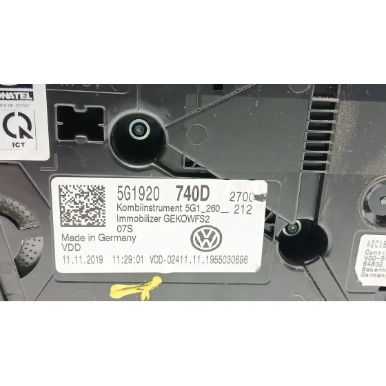 Cuadro Instrumentos para Volkswagen Golf Vii Lim. (Bq1)