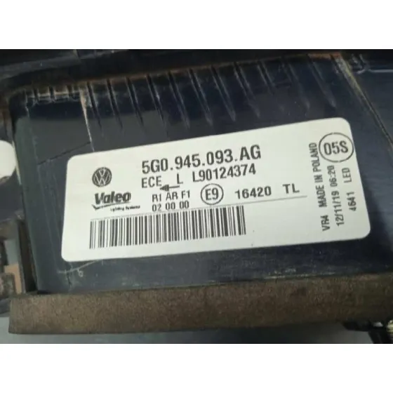 Piloto Trasero Izquierdo Interior para Volkswagen Golf Vii Lim. (Bq1)