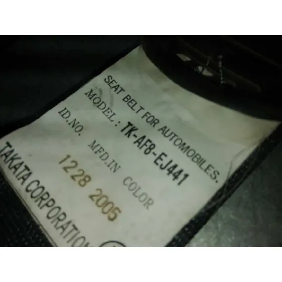 Cinturon Seguridad Delantero Izquierdo para Honda Jazz (Gd1/5)