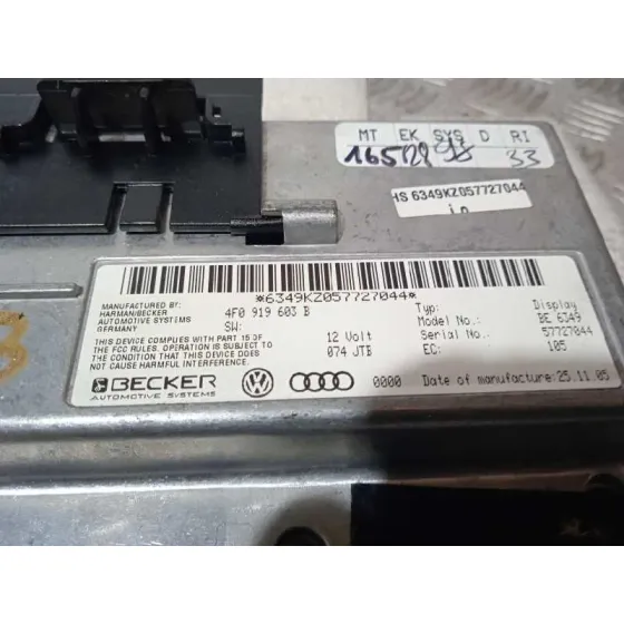 Sistema Audio / Radio Cd para Audi A6 Avant (4F5)