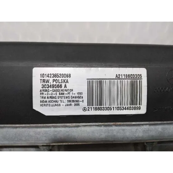 Airbag Delantero Derecho para Mercedes-Benz Clase E (W211) Berlina