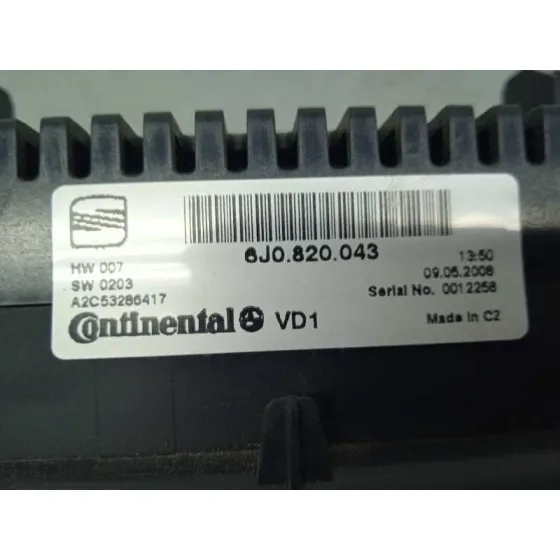 Mando Climatizador para Seat Ibiza (6J5)