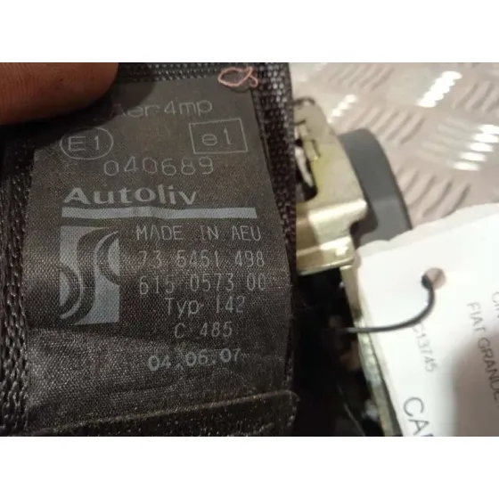 Cinturon Seguridad Delantero Izquierdo para Fiat Grande Punto (199)