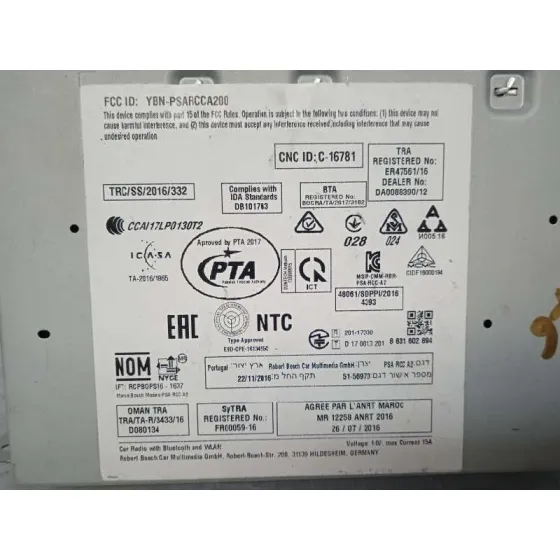 Sistema Navegacion Gps para Peugeot 208
