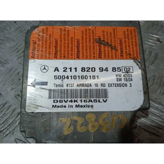 Centralita Airbag para Mercedes-Benz Clase E (W211) Berlina