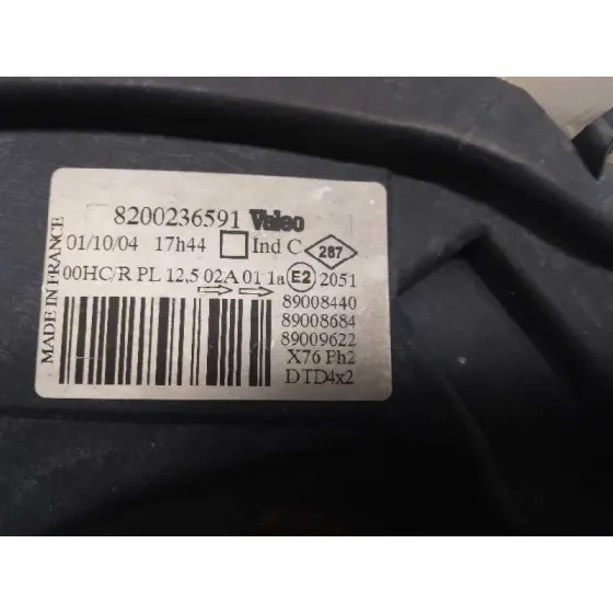 Faro Derecho para Renault Kangoo (F/Kc0)