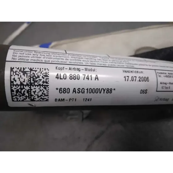 Airbag Cortina Delantero Izquierdo para Audi Q7 (4L)
