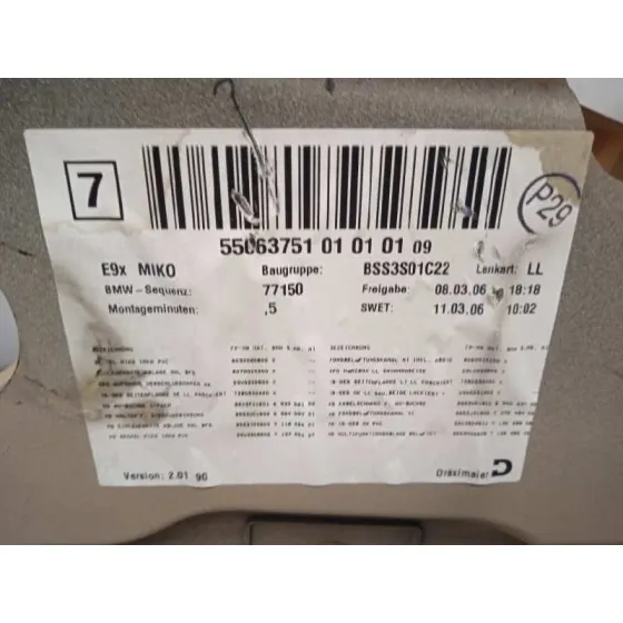 Apoyabrazos Central para Bmw Serie 3 Berlina (E90)