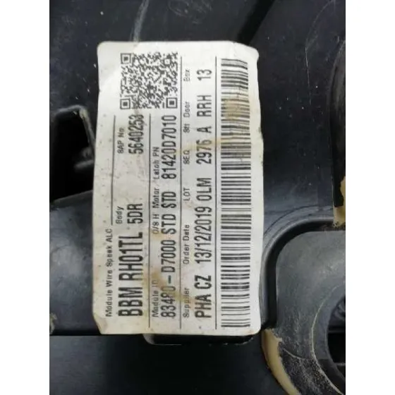 Elevalunas Trasero Derecho para Hyundai Tucson