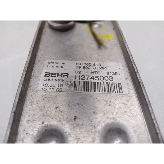 Enfriador Aceite Motor para Opel Astra J Lim.