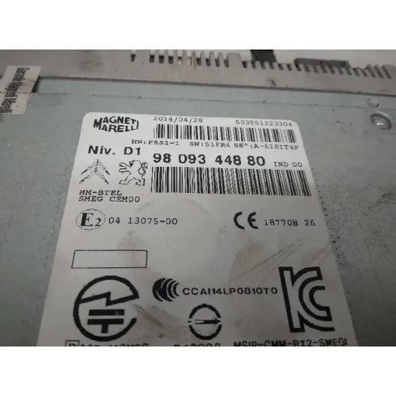 Sistema Audio / Radio Cd para Citroën C4 Picasso