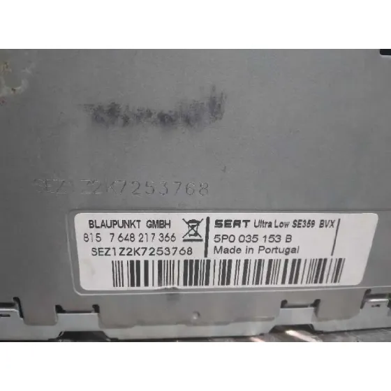 Sistema Audio / Radio Cd para Seat Altea Xl (5P5)