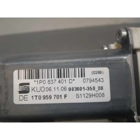 Motor Elevalunas Delantero Izquierdo para Seat Leon (1P1)