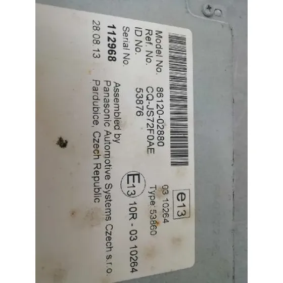 Sistema Audio / Radio Cd para Toyota Auris