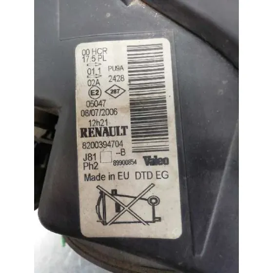 Faro Derecho para Renault Espace Iv (Jk0)