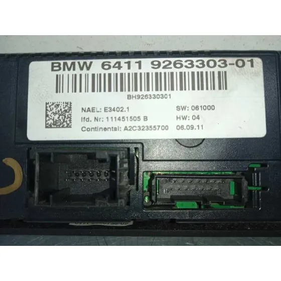 Mando Climatizador para Bmw Serie 3 Berlina (E90)