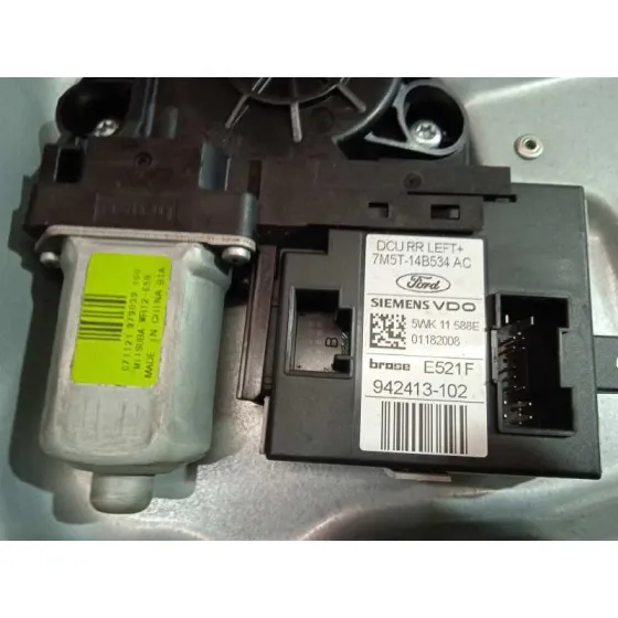 Elevalunas Trasero Izquierdo para Ford C-Max (Cb3)