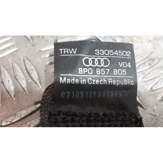 Cinturon Seguridad Trasero Izquierdo para Audi A3 Sportback (8P)