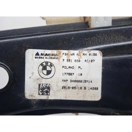 Elevalunas Trasero Derecho para Bmw Serie 3 Lim. (F30)