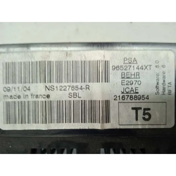 Mando Climatizador para Peugeot 307 (S1)