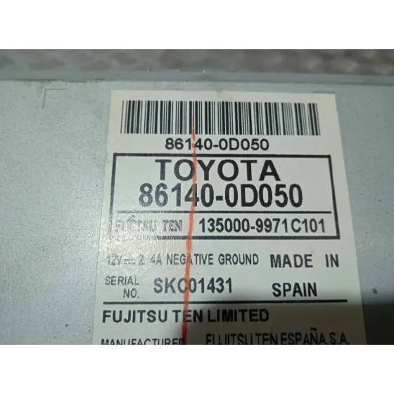 Sistema Audio / Radio Cd para Toyota Yaris