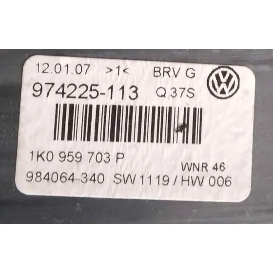 Motor Elevalunas Trasero Izquierdo para Volkswagen Passat Variant (3C5)