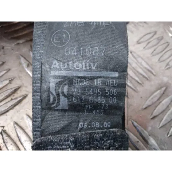 Cinturon Seguridad Delantero Derecho para Fiat Punto (Evo) (199)