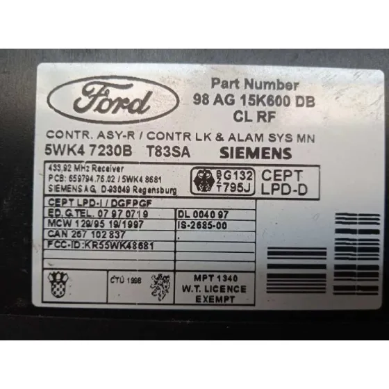 Modulo Confort para Ford Focus Berlina (Cak)
