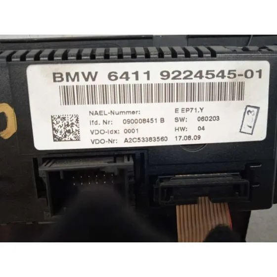Mando Climatizador para Bmw Serie 3 Berlina (E90)