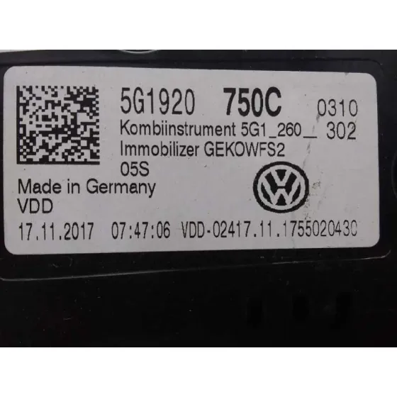 Cuadro Instrumentos para Volkswagen Golf Vii Lim.