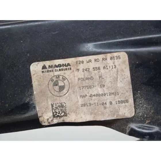 Elevalunas Trasero Derecho para Bmw Serie 1 Lim. (F20)