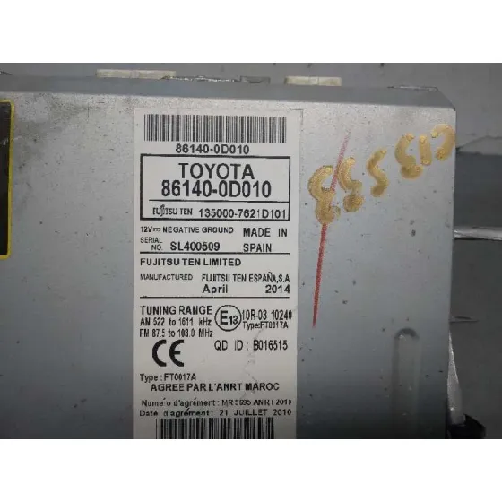 Sistema Navegacion Gps para Toyota Yaris