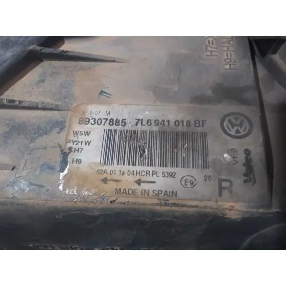 Faro Derecho para Volkswagen Touareg (7La)