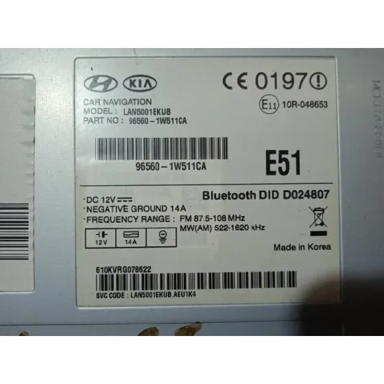 Sistema Audio / Radio Cd para Kia Rio