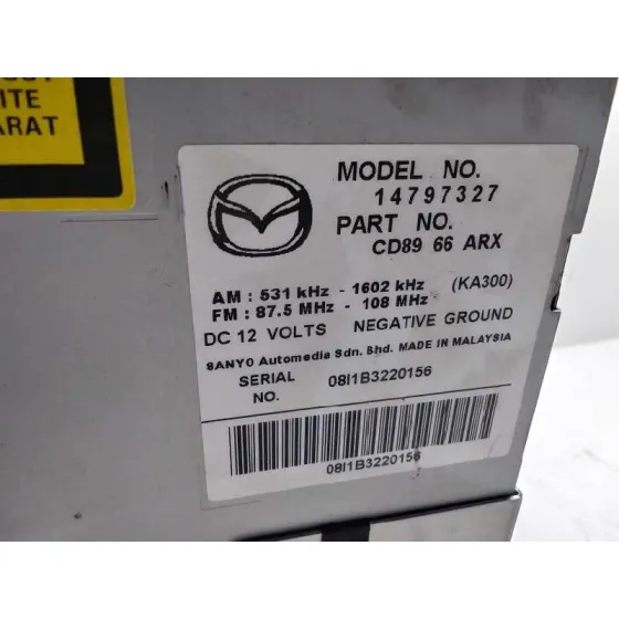 Sistema Audio / Radio Cd para Mazda 5 Berl. (Cr)