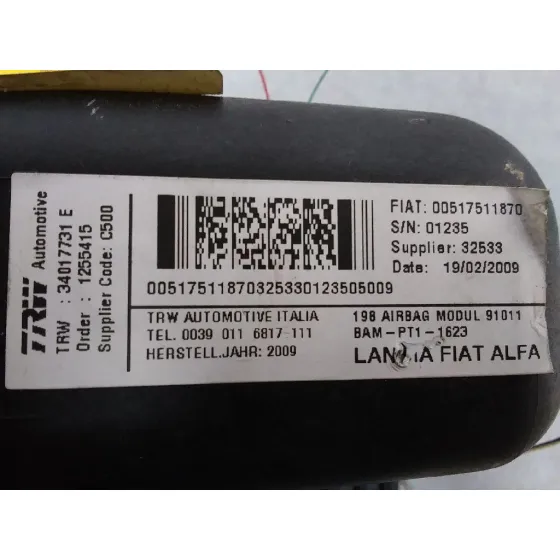 Airbag Delantero Derecho para Fiat Bravo (198)