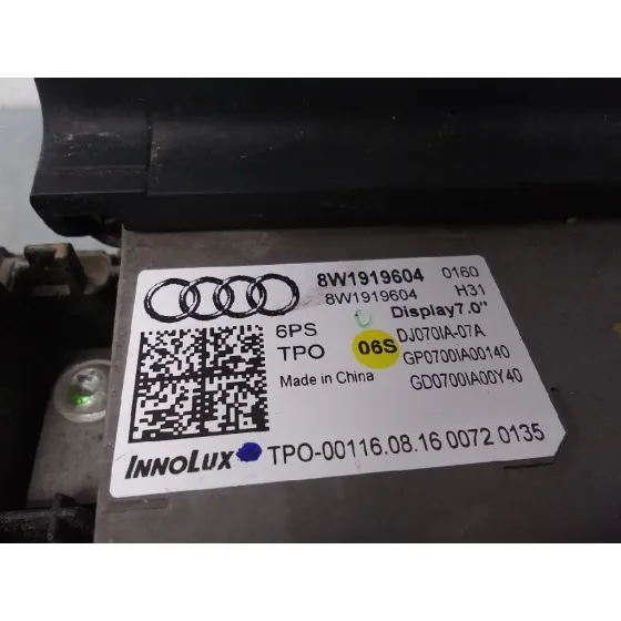 Pantalla Multifuncion para Audi A4 Berlina (8W2)