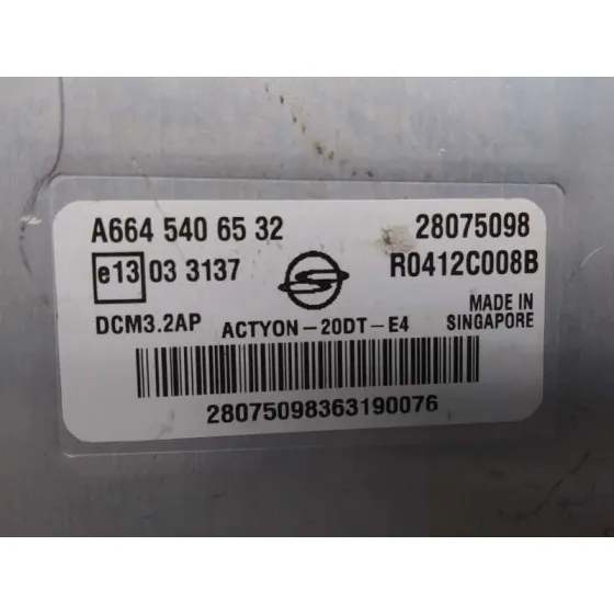 Centralita Motor Uce para Ssangyong Actyon