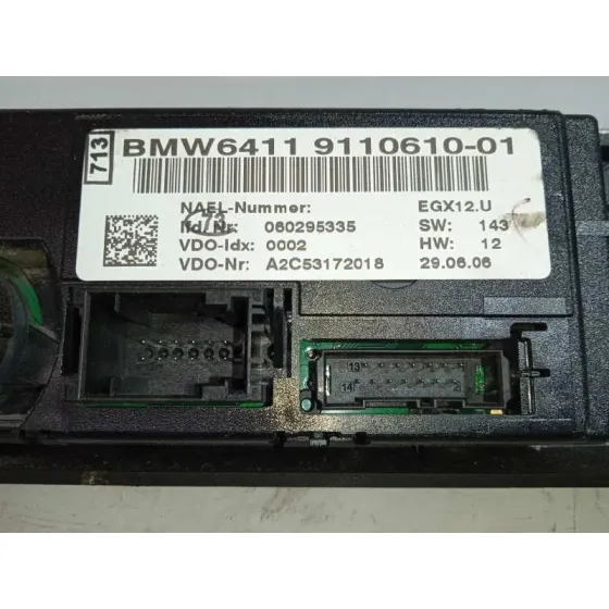Mando Climatizador para Bmw Serie 3 Berlina (E90)